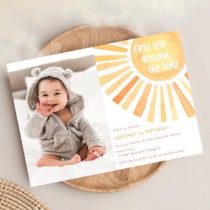 Convites Sunshine primeira viagem em torno da Sun neutra em