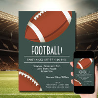 Super Fan Futebol Game Dark Green Party