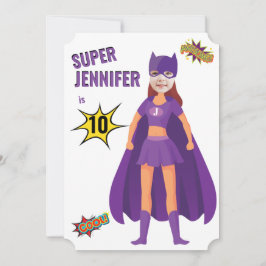 Convites Super Herói Awincrível Fab Incrível