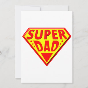 Convites Super Pai - Feliz Dia dos Pais