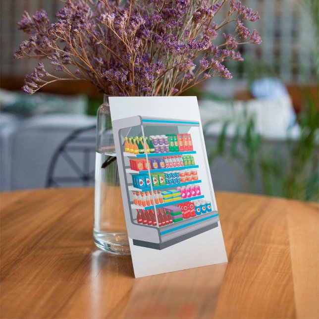 Convites Supermarket Dairy Fridge (Criador carregado)