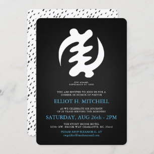 Convites Supremacia de Gye Nyame   do partido do deus  