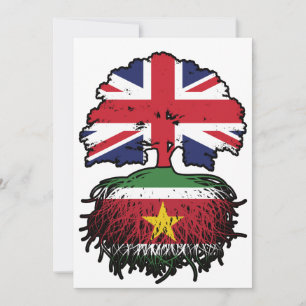 Convites Suriname Surinamese British Tree Roots Flag