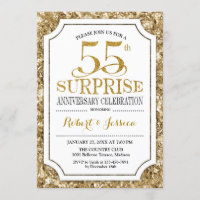 Surpreenda no 55º Aniversário de Casamento - Ouro