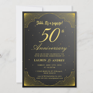 Convites Surpreenda o 50º Aniversário de Casamento