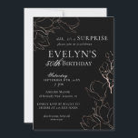 Convites Surpreenda qualquer ano de Festa de aniversário Do<br><div class="desc">Surpreenda qualquer ano de Festa de aniversário Dourada</div>