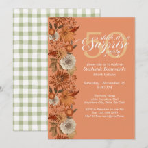 Surpresa da Flor de outono das mulheres 50º aniver