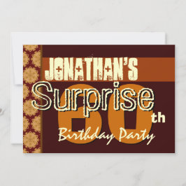 Convites Surpresa de 60 Anos Bodas de Ouro Salve a Data Dou