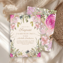 Surpresa de Aniversário de 21 anos com Floral de A