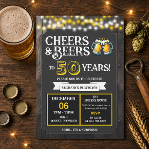 Convites Surpresa no Quintal: Vivas e Cervejas para 50 Anos