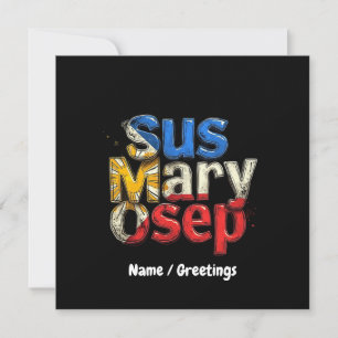 Convites Sus Mary Osep Filipino Pride Personalizável