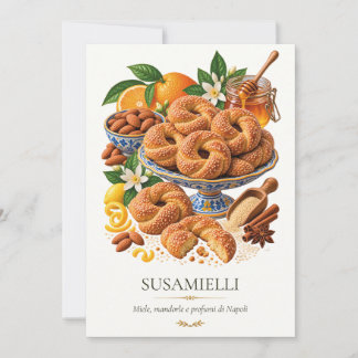 Convites Susamielli – Vintage Italian Dessert