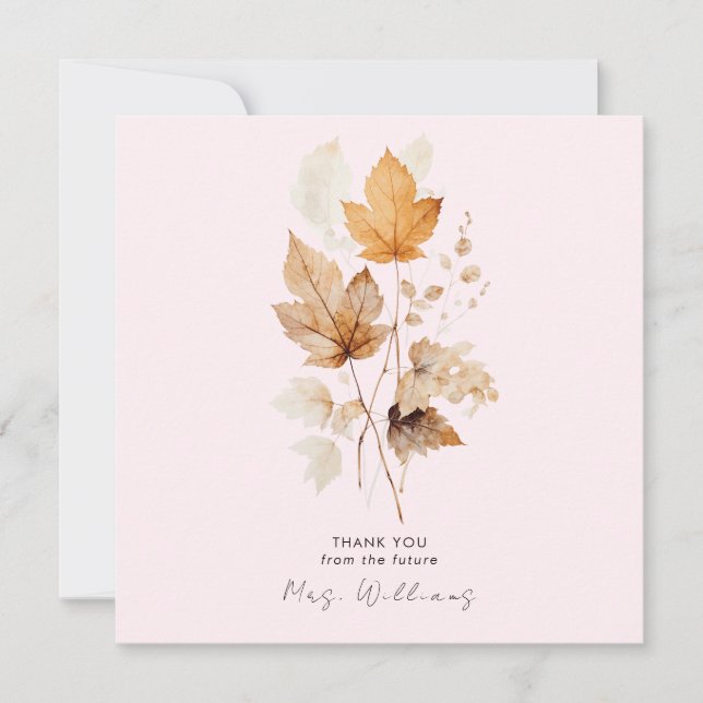 Convites Sussurros de queda do Obrigado II do Chá de panela (Frente)