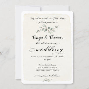 Convites Swash Font Escrevendo Calliografia Casamento Russo