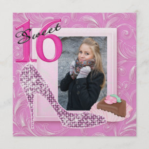 Convites Sweet 16 Photo Invite - SRF
