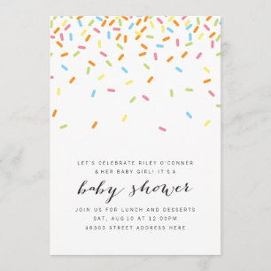 Convites Sweet Baby Sprinkle Invite