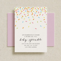 Convites Sweet Baby Sprinkle Invite