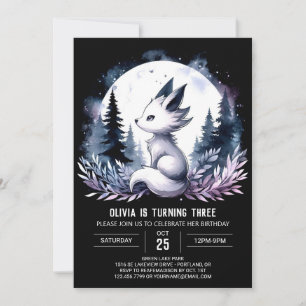 Convites Sweet Boho Wolf Birthday