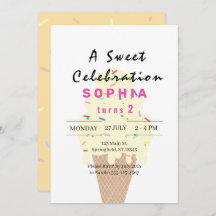 Sweet Ice Cream Birthday