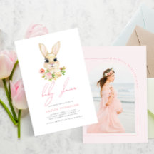 Sweet Little Bunny Baby Shower Photo