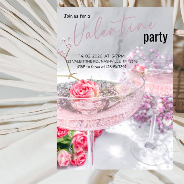 Convites Sweet Love Valentine’s Day Party (Criador carregado)