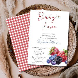Convites Sweet Mixed Berries Berry In Love Bridal Shower 