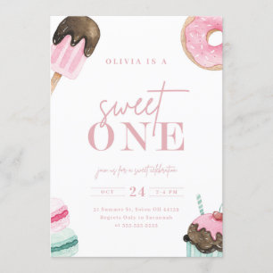 Convites Sweet One First Birthday