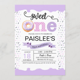 Convites Sweet One First Birthday Invitation