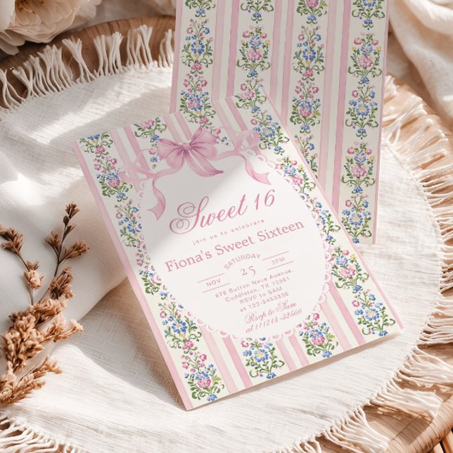 Convites Sweet Sixteen Love Shack Grandmillennial Birthday (Criador carregado)