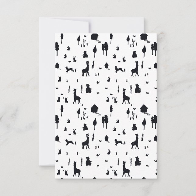 Convites Sweet winter tarjeta invitación (Frente)