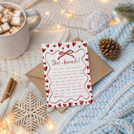 Convites Sweetheart Advice Card First Birthday