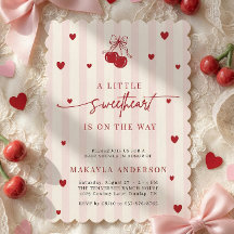 Sweetheart Valentine Girl Baby Shower