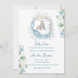 Convites Swet Silly Goose Reading Baby Shower Invitation