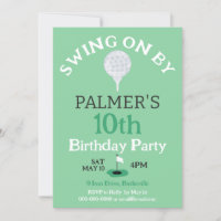 Swing On By Golfing Festa de aniversário