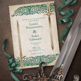 Convites Swords Celtic Wedding