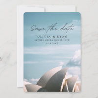 Sydney Opera House Casamento Salve a Data