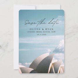 Convites Sydney Opera House Casamento Salve a Data