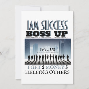 Convites T-Shirt BOSS UP