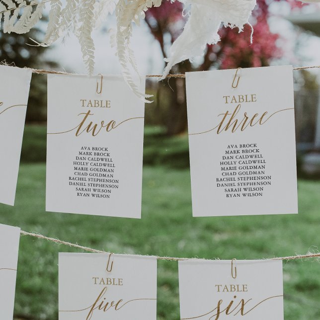 Convites Tabela Dourada Elegante Número 3 Gráfico Sentado (Criador carregado)