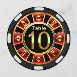 Convites Tabela número 10 do Casino de Maria Vegas