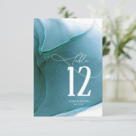Convites Tabelas de Casamento de Fluxo de TintaID762