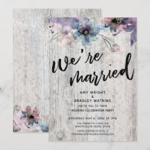 Tábuas Desgastadas Flores Luzes Nós somos Casados