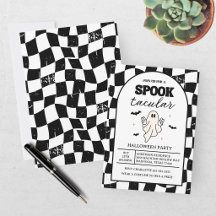 Tabuleiro de Xadrez Retro Espetacular de Halloween