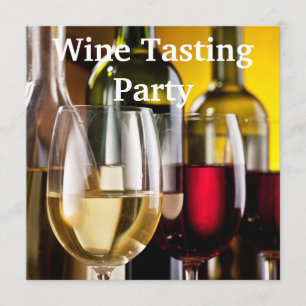 Convites Taça de Vinho Garrafas Degustação de Vinho Festa