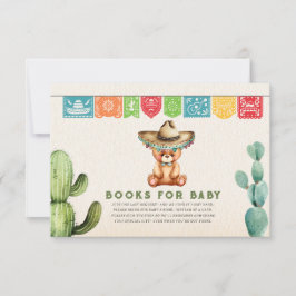 Convites Taco Bear Books para Baby Boy Chá de fraldas Fiest