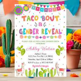 Convites Taco 'Bout a Baby Gender Reveal Invitation