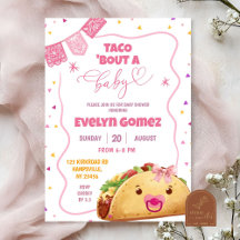 Taco Bout A Baby Girl mexicana Fiesta Chá de frald