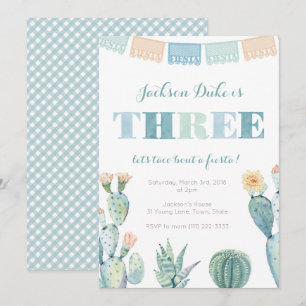 Convites Taco Bout A Festa De aniversário de 3 anos Do Fies