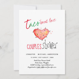 Convites Taco BOUT AMOR Casamento Moderno Fiesta