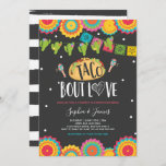 Convites Taco 'Bout Love Casais Noivado Festa Em<br><div class="desc">Taco 'Bout Love Casais Noivado Fiesta Party Todos os designs são © PIXEL PERFECTION PARTY LTD</div>